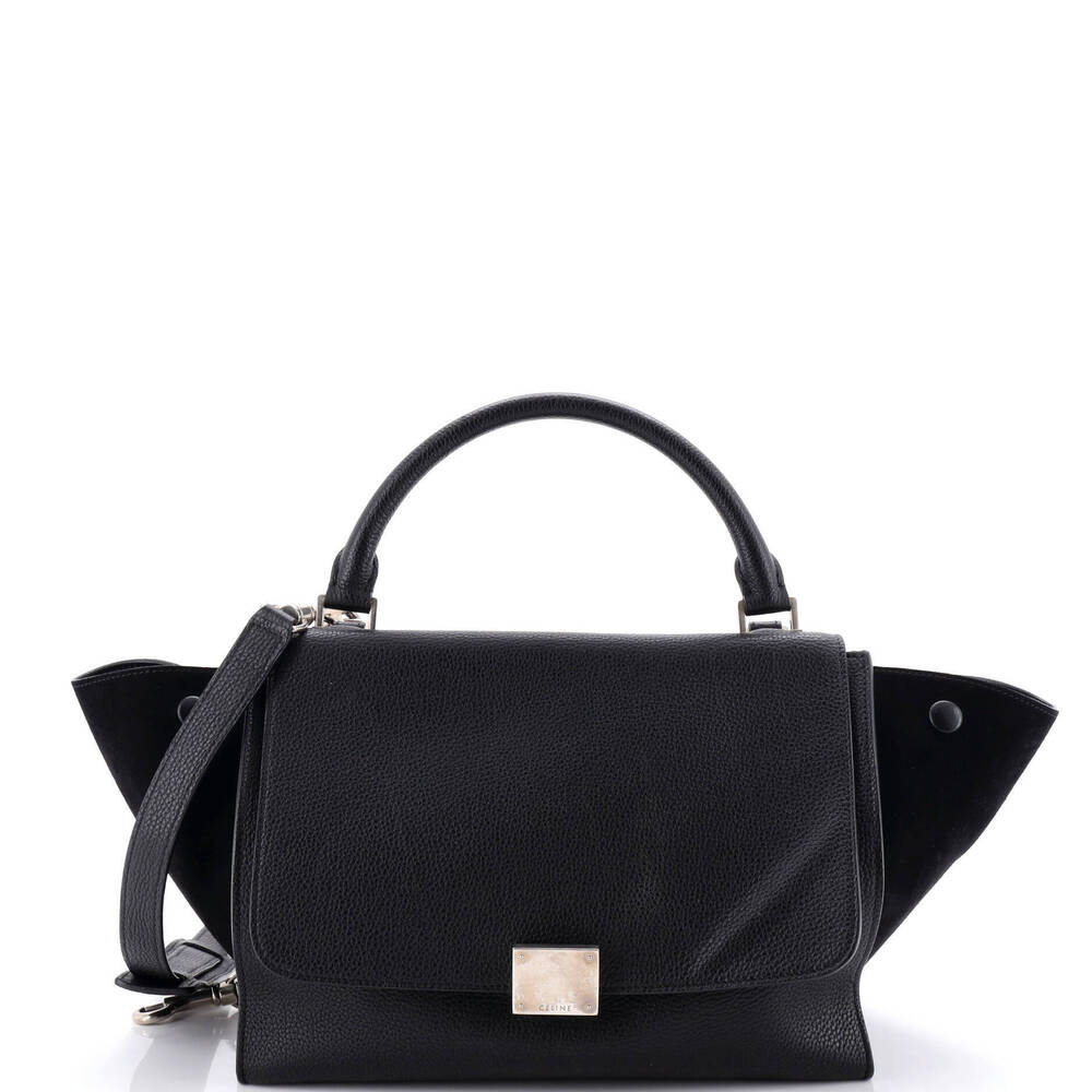Celine Small Tricolor Trapeze Bag Leather